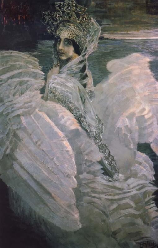 Mikhail Vrubel Swan princess oil painting image